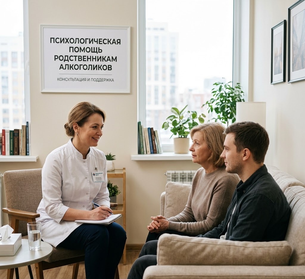 Психологическая помощь родственникам алкоголиков