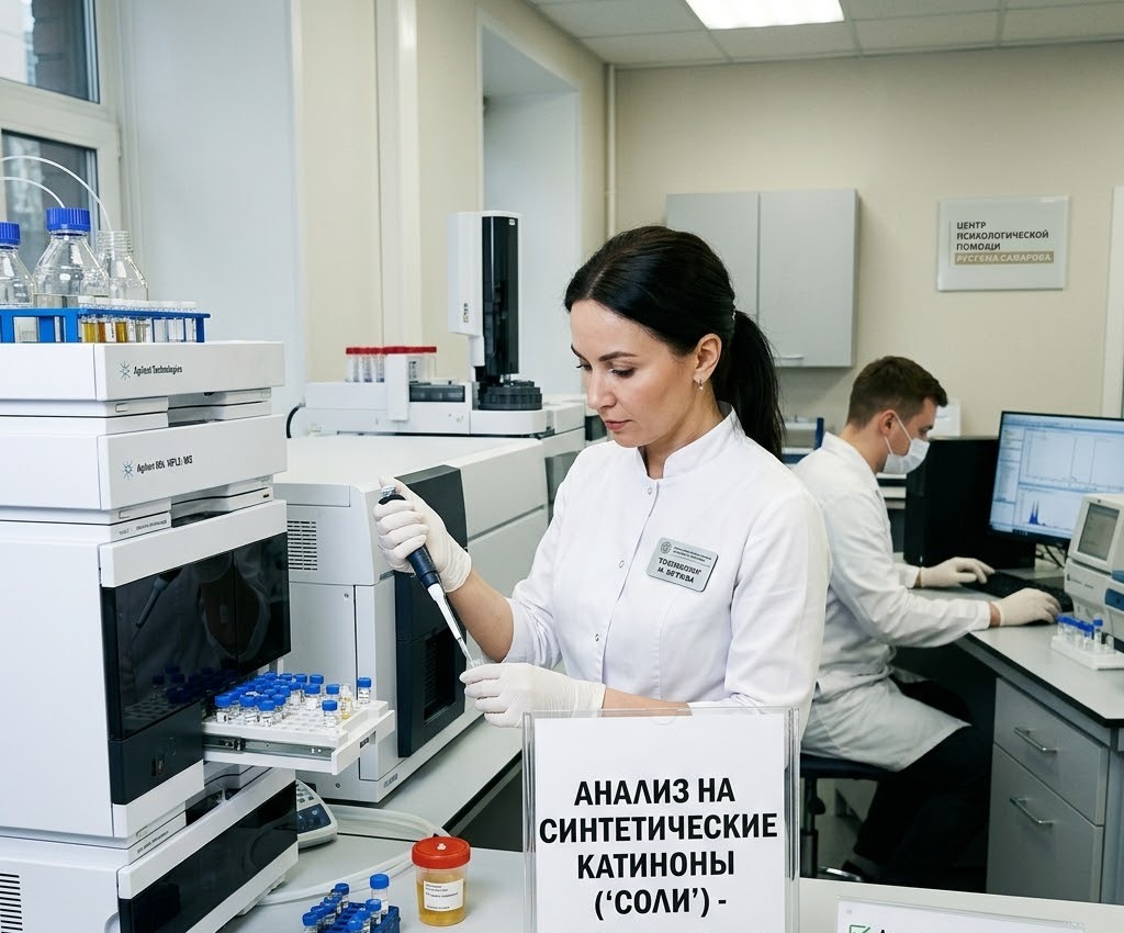Анализ на синтетические катиноны («соли»)
