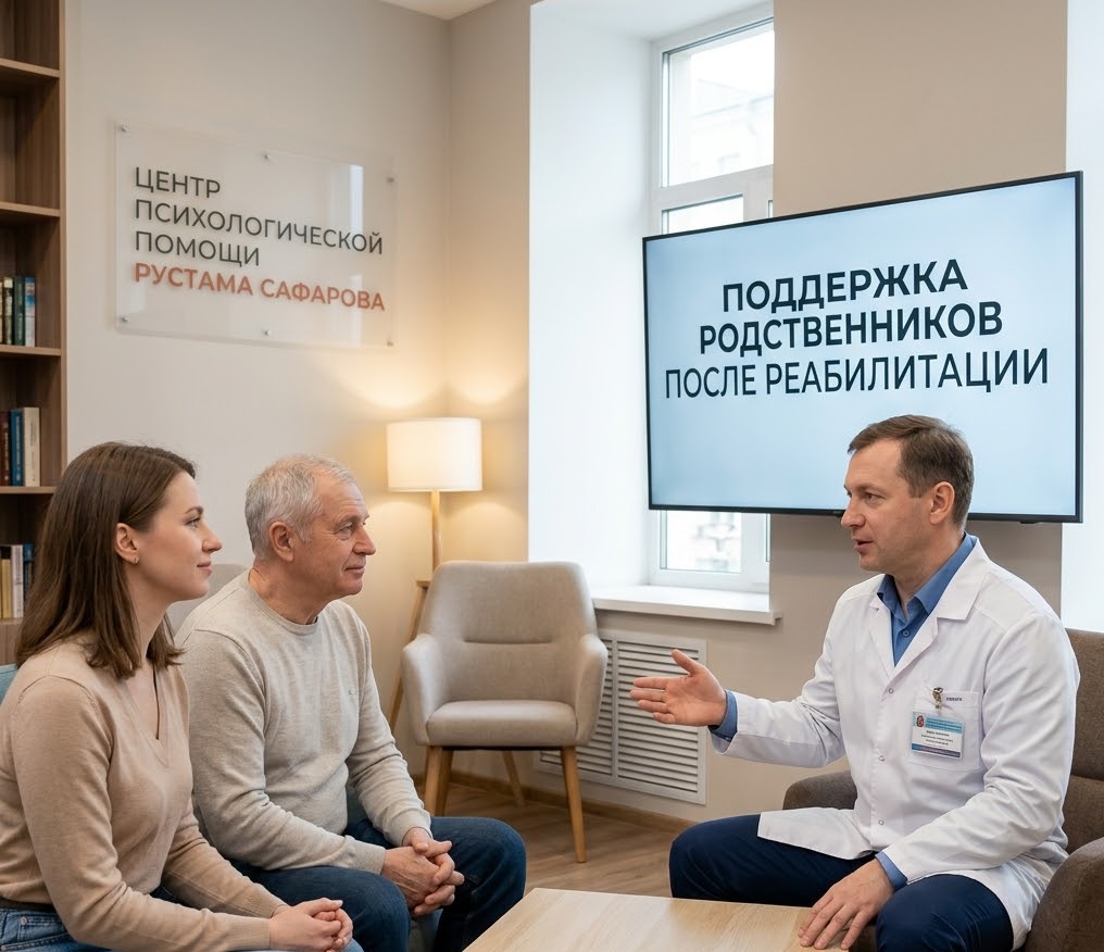 Поддержка родственников после реабилитации