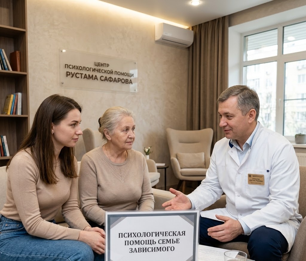 Психологическая помощь семье зависимого